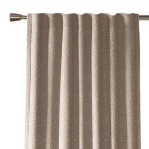 Threshold - 50"x63" Blackout Embossed Velvet Curtain Panel Bro Brown